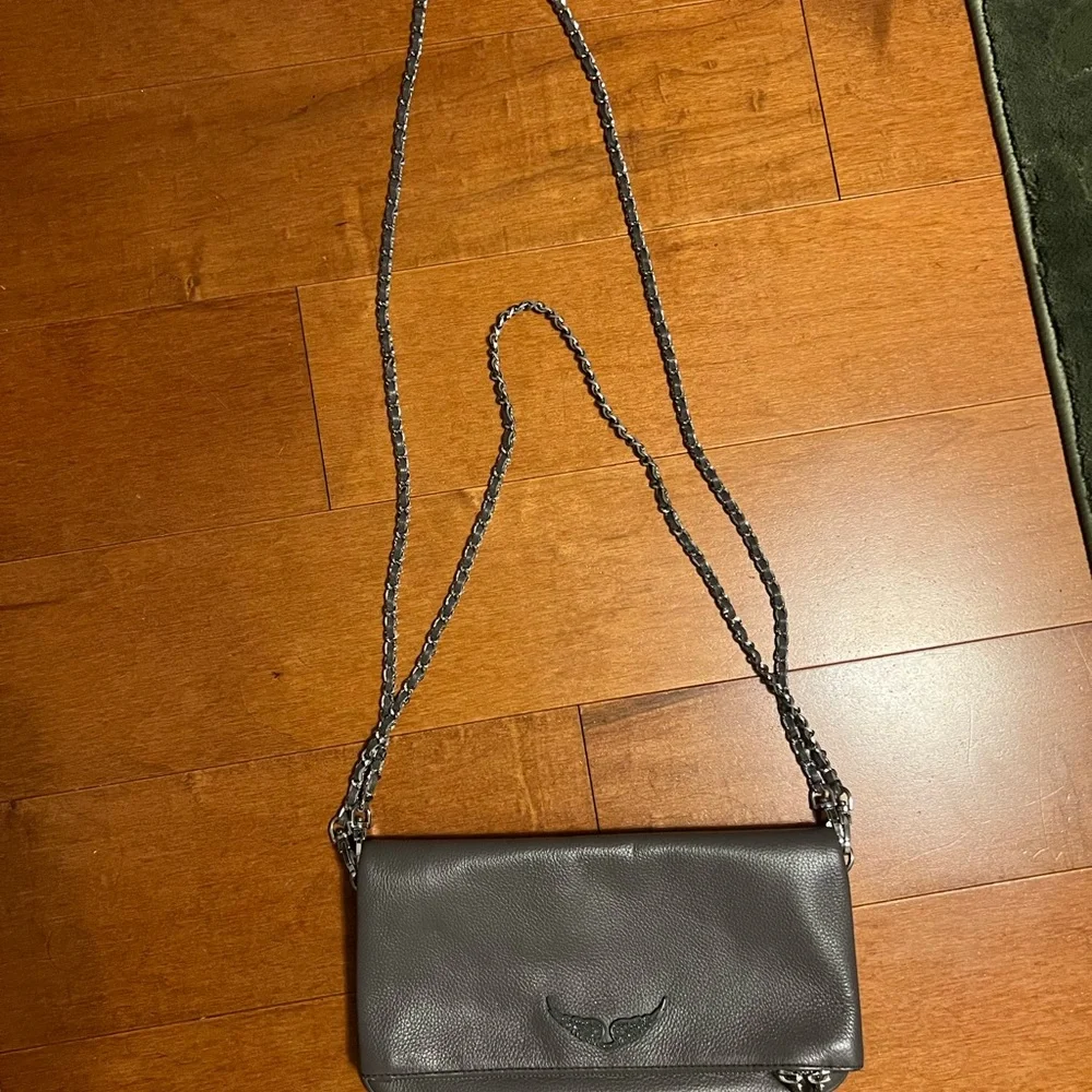 Zadig & Voltaire Gray Leather Mini Bag - Picture 2 of 10